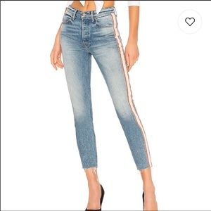 Grlfrnd Karolina High Rise Crop Jean Island Hopper